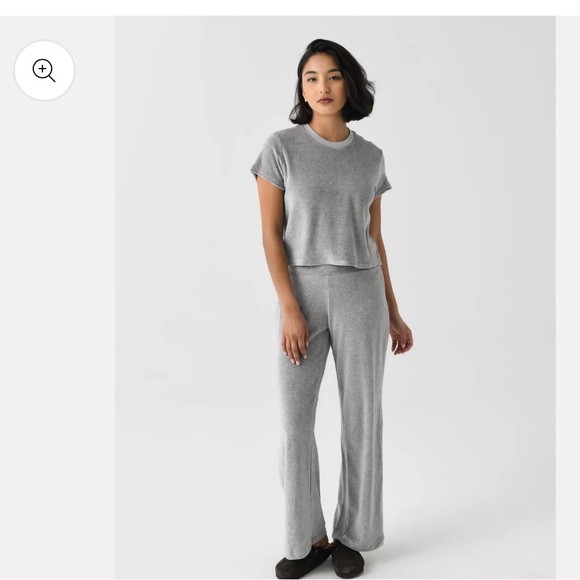 perfectwhitetee Pants - PERFECT WHITE TEE HOLLY VELOUR PANTS. GRAY. NWOT.